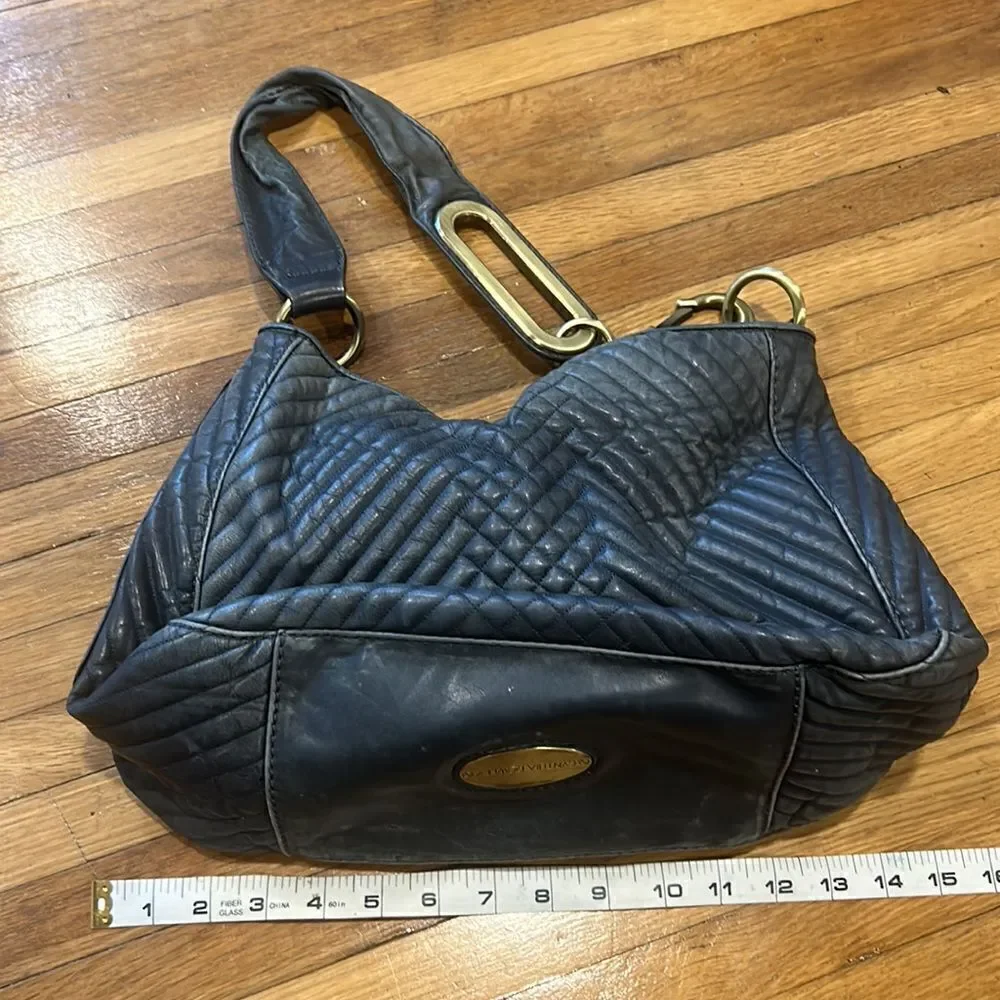CYNTHIA ROWLEY large clip strap Leather Quilted Bag